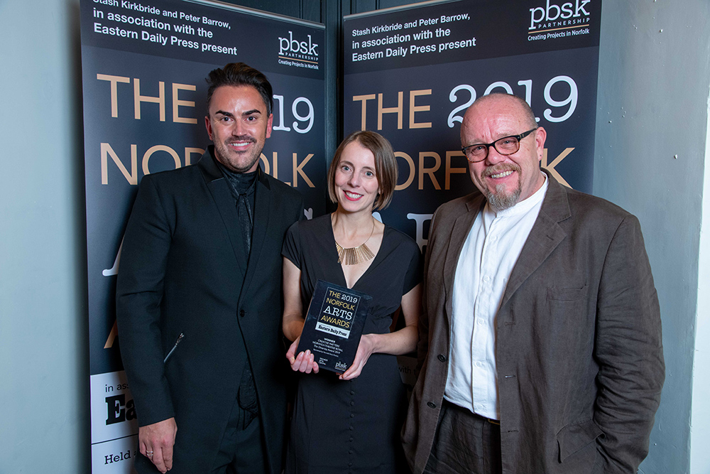 The 2019 Norfolk Arts Awards at St Georges Theatre, Great Yarmouth. Photo credit ©Simon Finlay Photography.