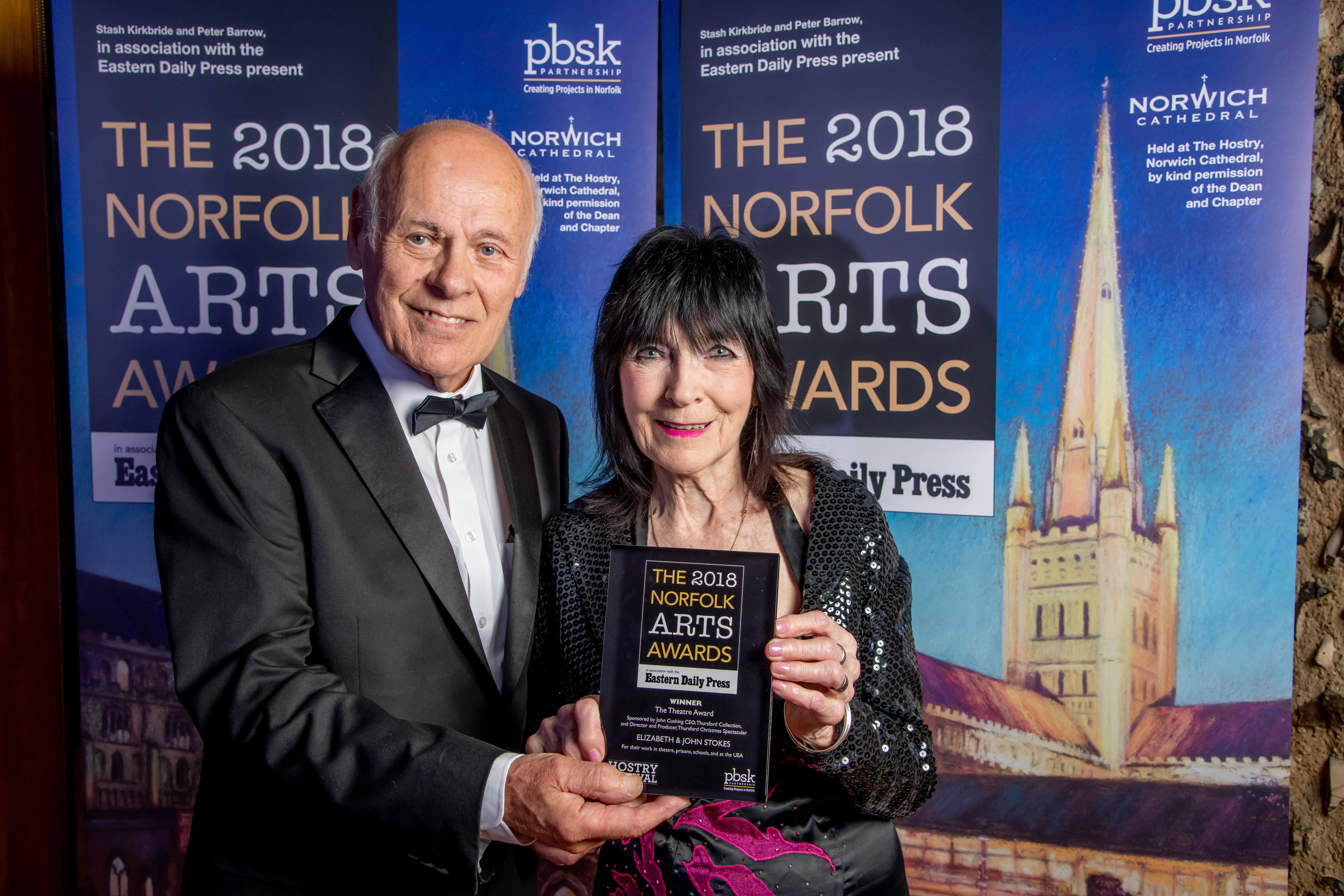 Norfolk Arts Awards 2018 at The Hostry at Norwich Cathedral. Photo credit ©Simon Finlay Photography.