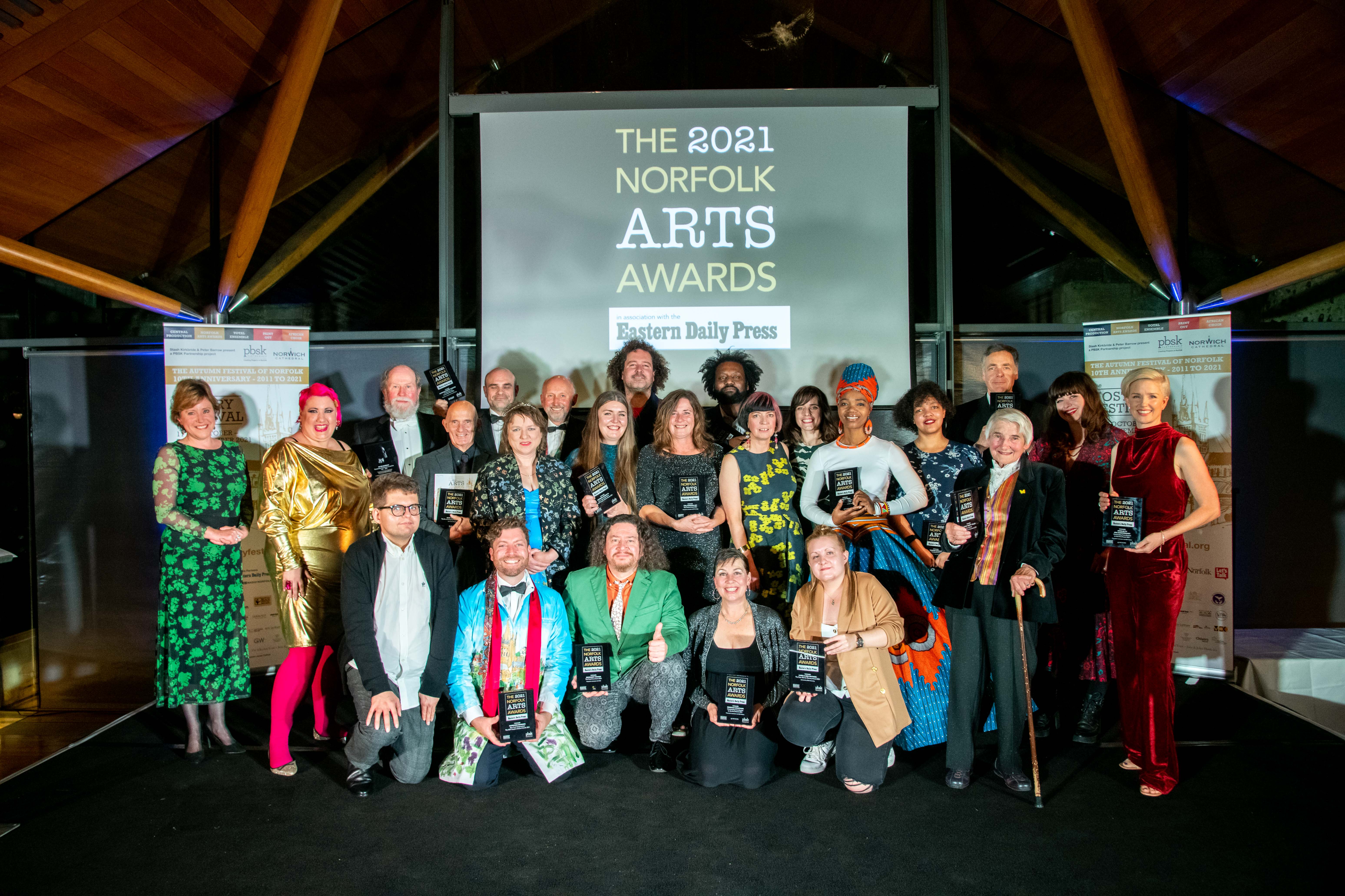 The 2021 Norfolk Arts Awards. Photo credit ©Simon Finlay Photography.