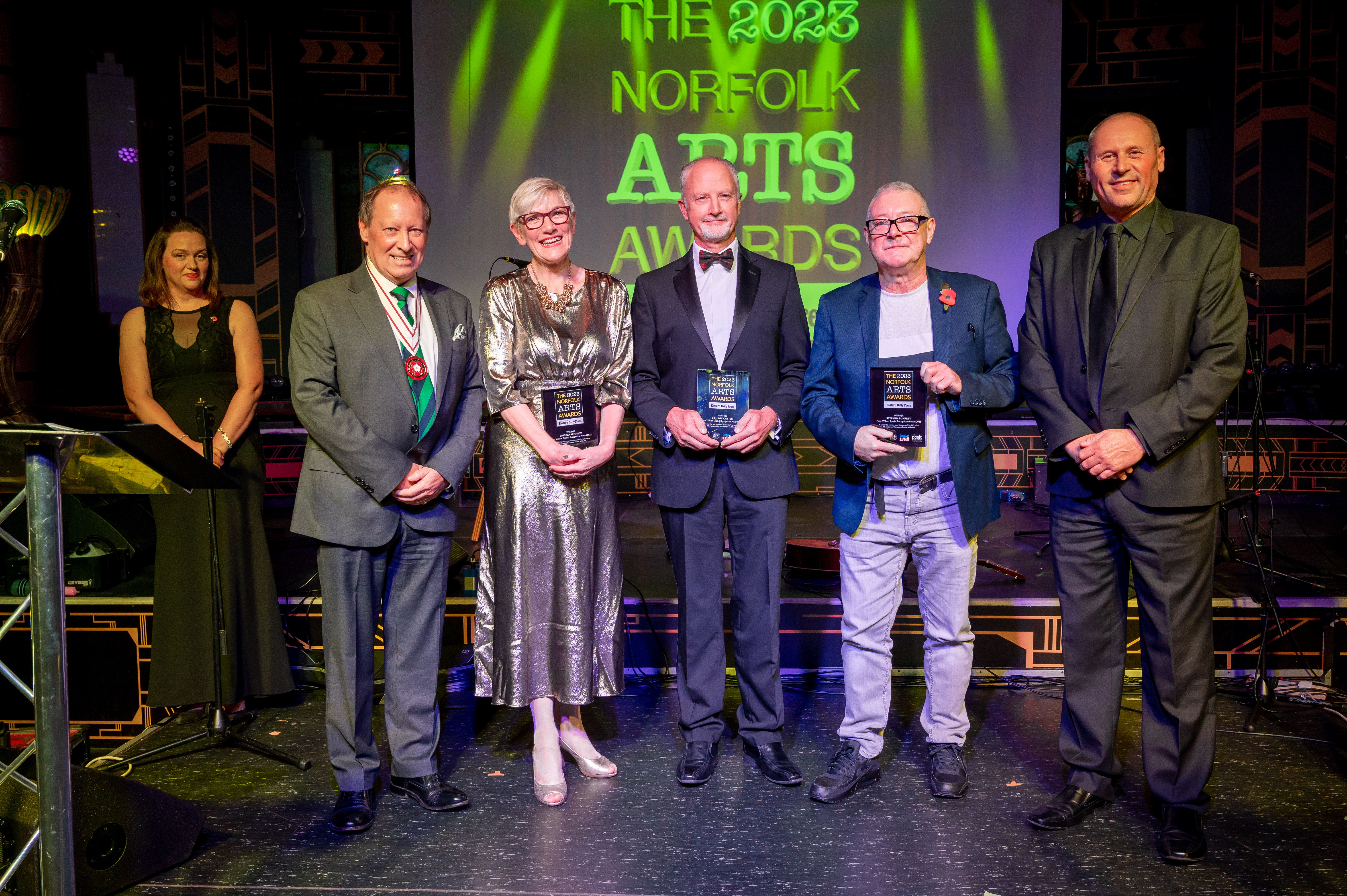 Norfolk Arts Awards 2023. Photo credit ©Simon Finlay Photography.